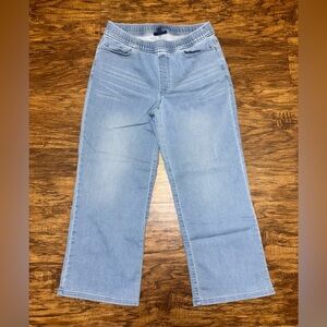 Pure Jill Indigo Wide Leg Denim Pants Size XS